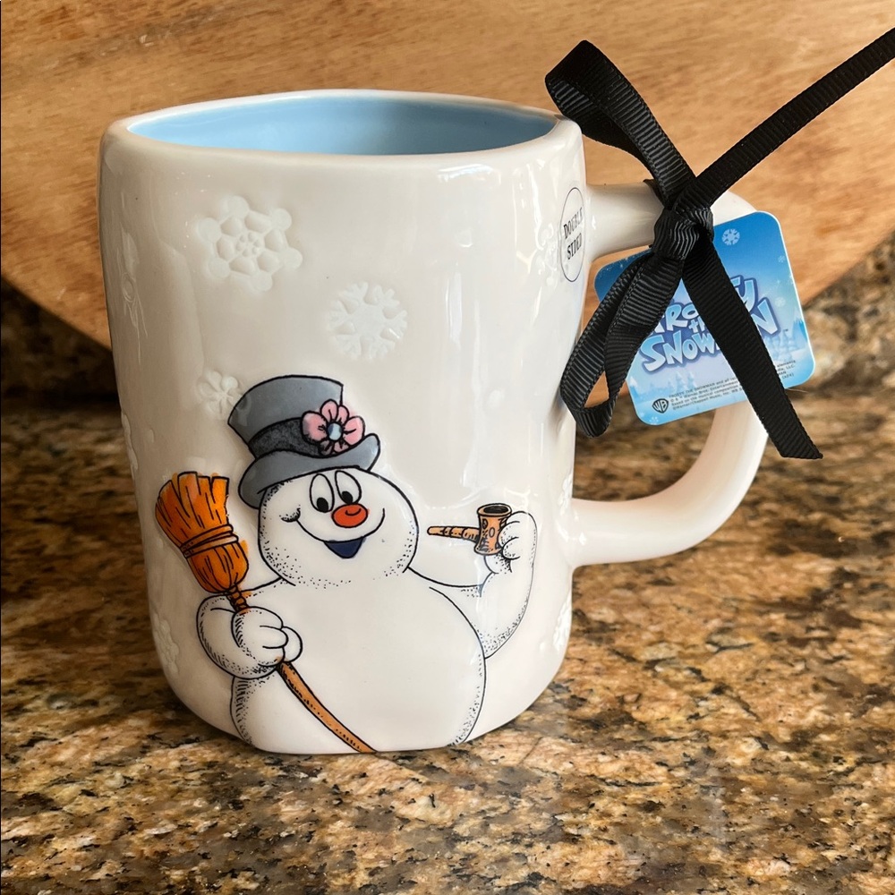 ❄️NWT Rae Dunn Frosty The Snowman 3D Double Sided Glossy Mug